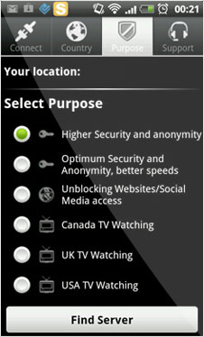 Overplay Vpn Android App
