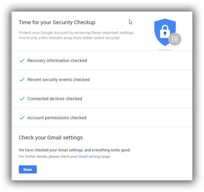 GooglePrivacyCompletedCheckup