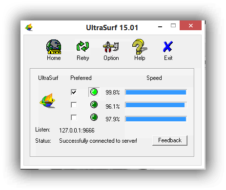 ultrasurf install