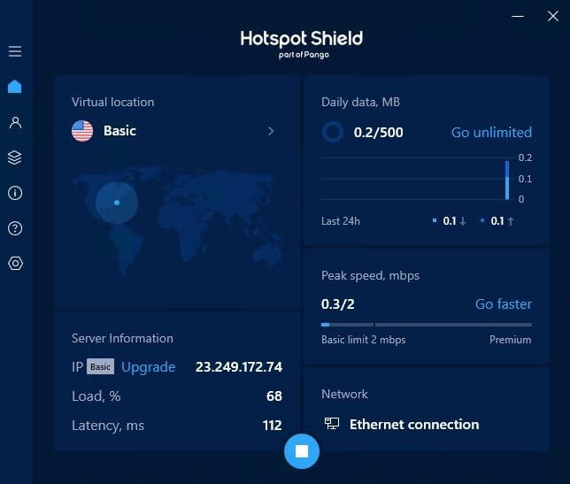 linux hotspotshield