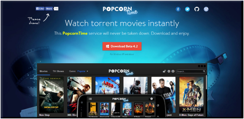 popcorn time web